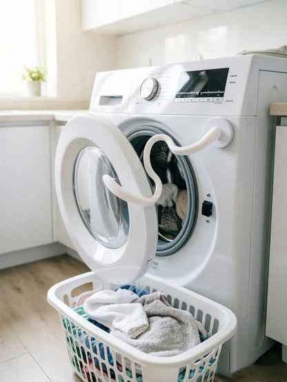 Magnetic Silicone Washing Machine Door Holder, Drum Washing Machine Door Fixed Support, Flexible Silicone Door Stopper, Magnetic Washing Machine Door Support Hook, Anti-Mold Washing Machine Door Open