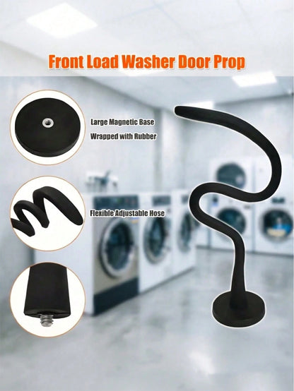 Magnetic Silicone Washing Machine Door Holder, Drum Washing Machine Door Fixed Support, Flexible Silicone Door Stopper, Magnetic Washing Machine Door Support Hook, Anti-Mold Washing Machine Door Open