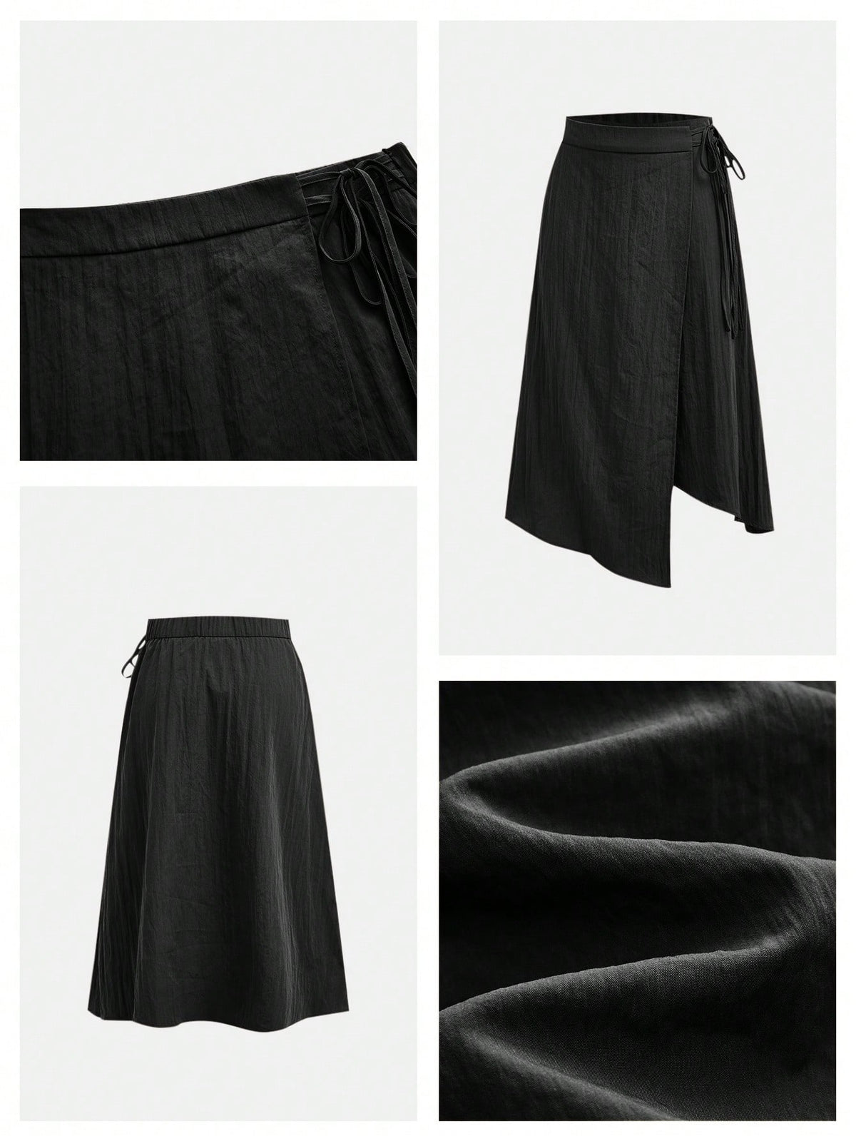 Maija Women's Solid Color Pleated Casual Versatile Daily Wear Skirt