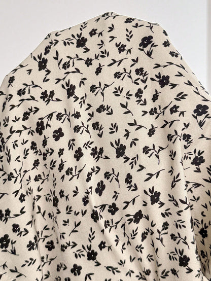 Maternity Floral Patchwork Nursing Top Fall