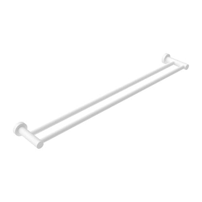 MECCA Double Towel Rail 800MM Matte White 1930D-MW Accessories Nero