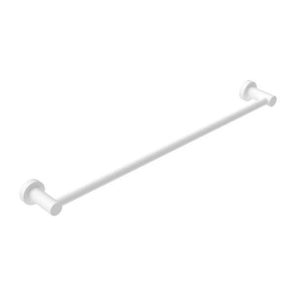 MECCA Single Towel Rail 600MM Matte White 1924-MW Accessories Nero