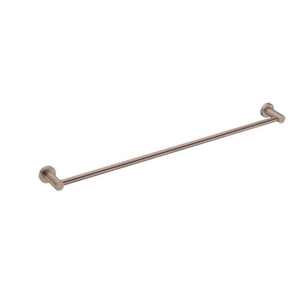 MECCA Single Towel Rail 800MM Brushed Bronze 1930-BZ Accessories Nero