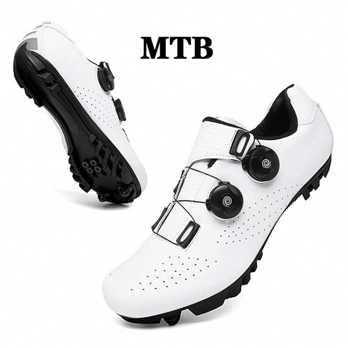 Men's Cycling Shoes Spring Summer Mountain Bike Lock Shoes Road Bike Locked Shoes Hard Sole Indoor Cycling Shoes Bicycle Shoes