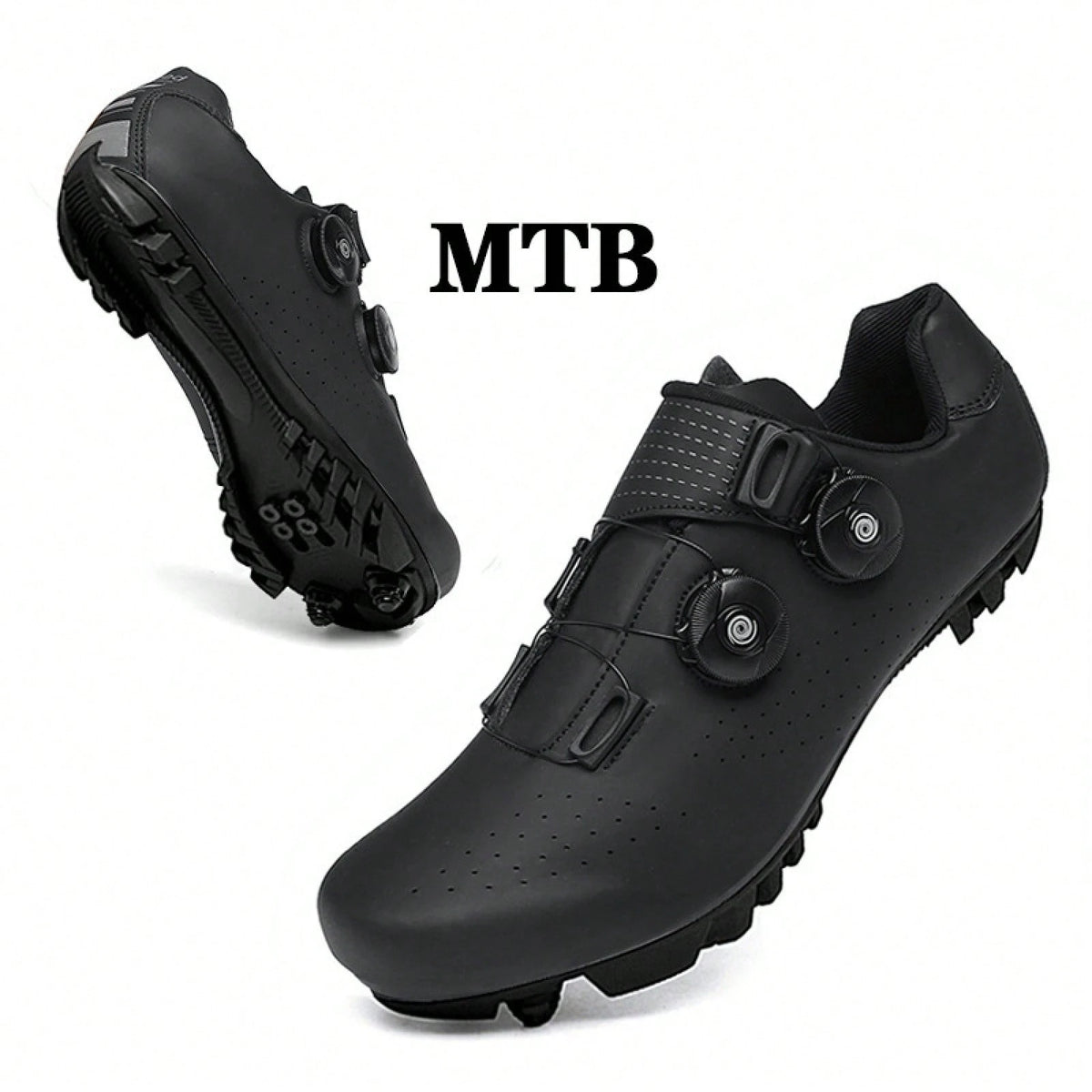 Men's Cycling Shoes Spring Summer Mountain Bike Lock Shoes Road Bike Locked Shoes Hard Sole Indoor Cycling Shoes Bicycle Shoes