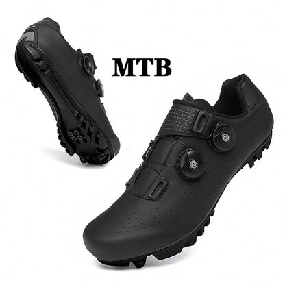 Men's Cycling Shoes Spring Summer Mountain Bike Lock Shoes Road Bike Locked Shoes Hard Sole Indoor Cycling Shoes Bicycle Shoes