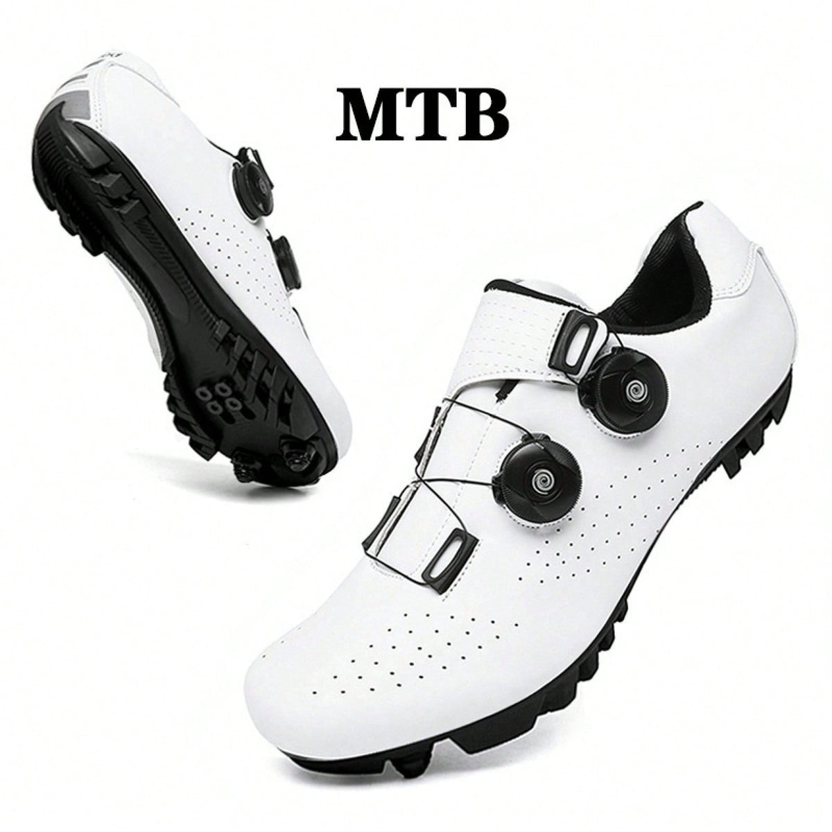 Men's Cycling Shoes Spring Summer Mountain Bike Lock Shoes Road Bike Locked Shoes Hard Sole Indoor Cycling Shoes Bicycle Shoes