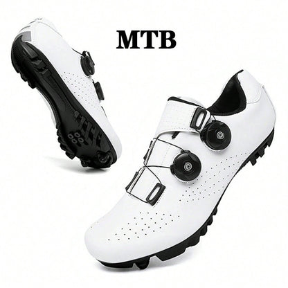 Men's Cycling Shoes Spring Summer Mountain Bike Lock Shoes Road Bike Locked Shoes Hard Sole Indoor Cycling Shoes Bicycle Shoes