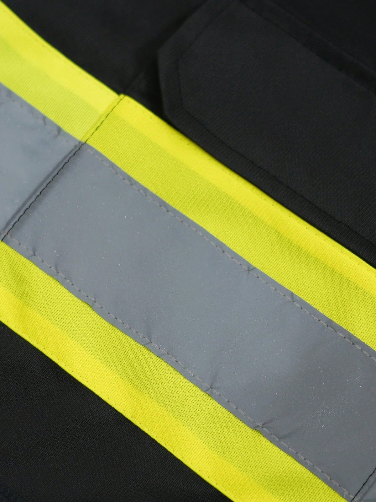 Men's High-Vis Reflective Safety Vest Workwear- Zipper Front Multi Pockets Lightweight Hi Vis Vest For Construction & Outdoor Work