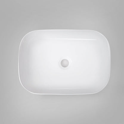 MICA 46 Above Counter Basin Gloss White Basins Arova