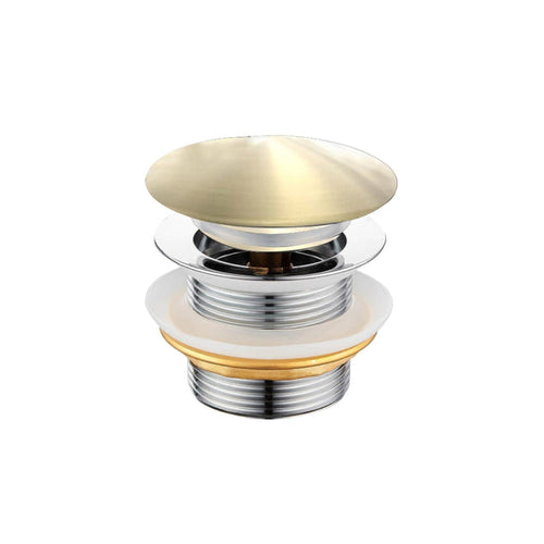 MICA Bath Waste Brushed Gold Baths Arova
