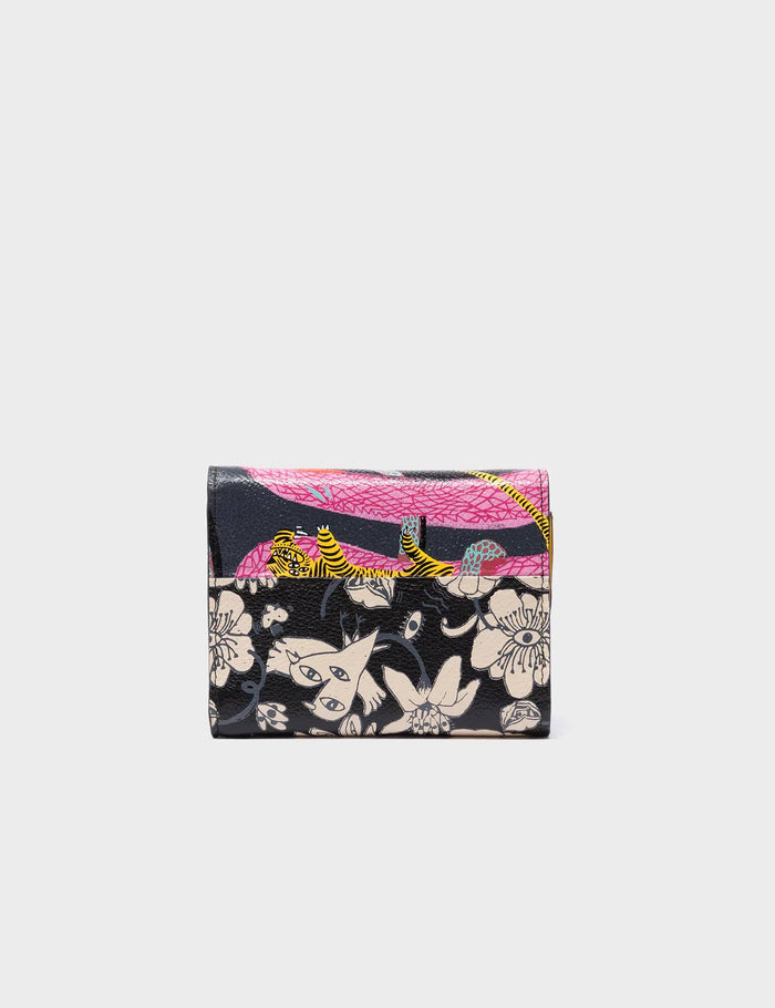 Min & Mon - Fiona Black Leather Wallet - Tangle Tales