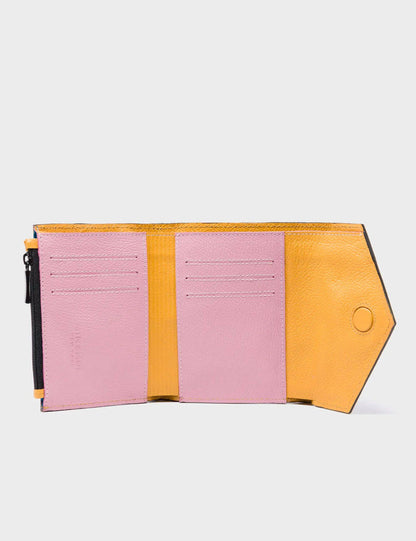 Min & Mon - Fiona Black Leather Wallet - Tangle Tales