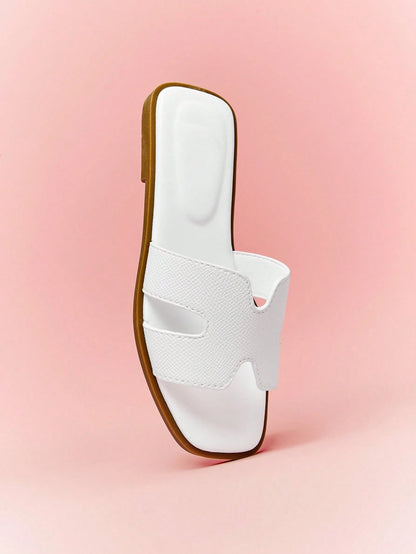 Mini mi Children's Flat Sandals, Casual And Versatile For Daily Wear