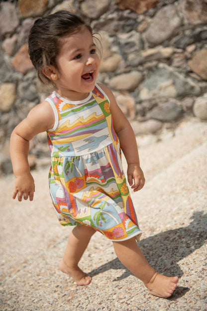Mon Coeur - Recycled Cotton Beach Tank Dress