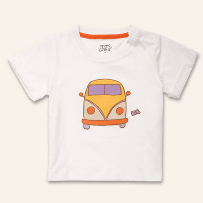 Mon Coeur - Recycled Cotton Purple Groovy Van T-Shirt