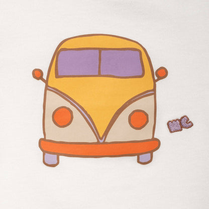 Mon Coeur - Recycled Cotton Purple Groovy Van T-Shirt