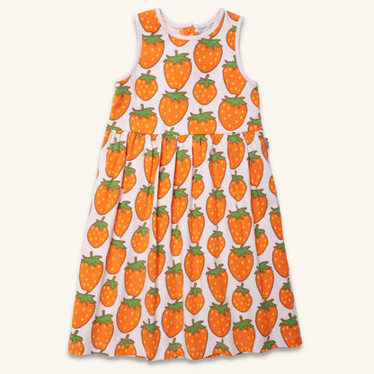 Mon Coeur - Recycled Cotton Strawberry Tank Dress
