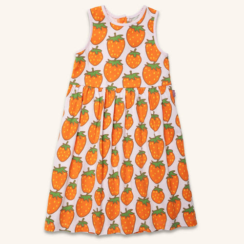 Mon Coeur - Recycled Cotton Strawberry Tank Dress