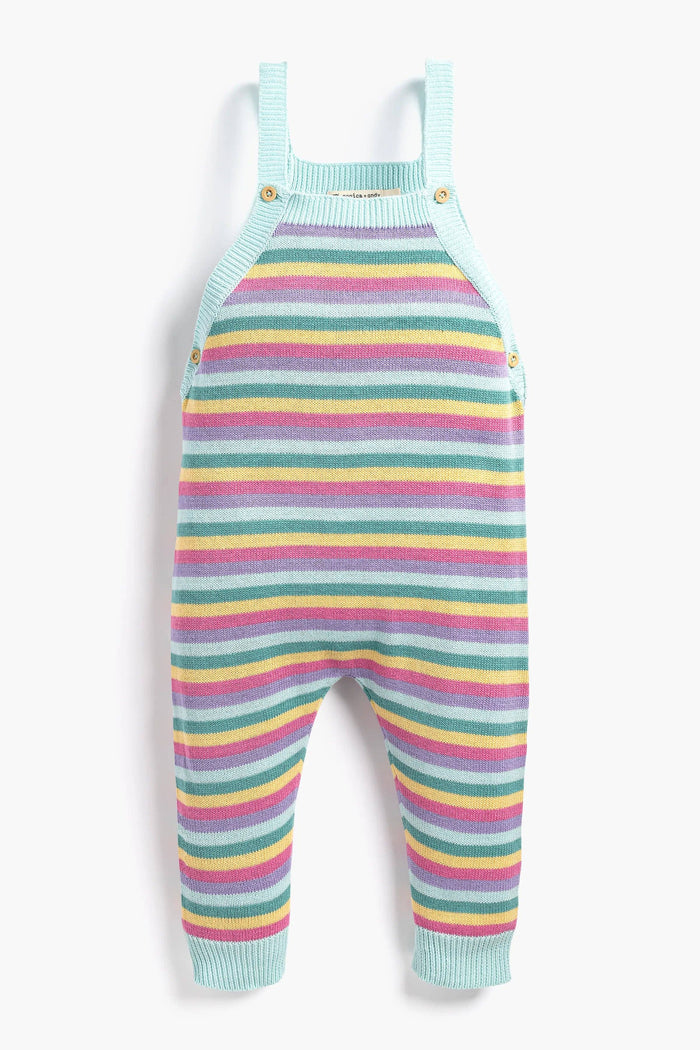 Monica + Andy Knit Overalls - Winter Stripes