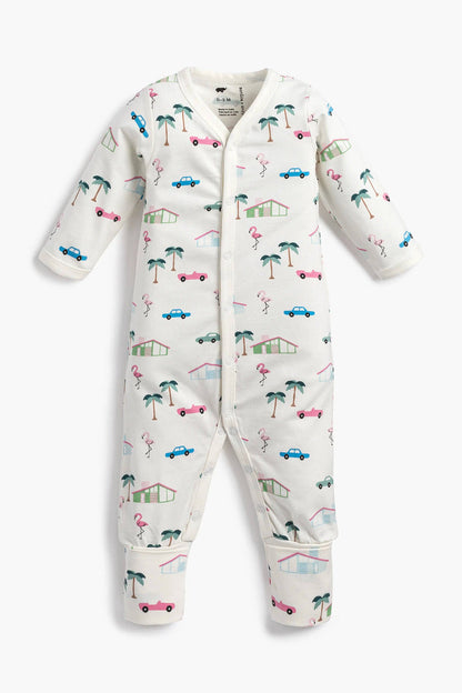 Monica + Andy Snap Romper - Retro Palm Springs