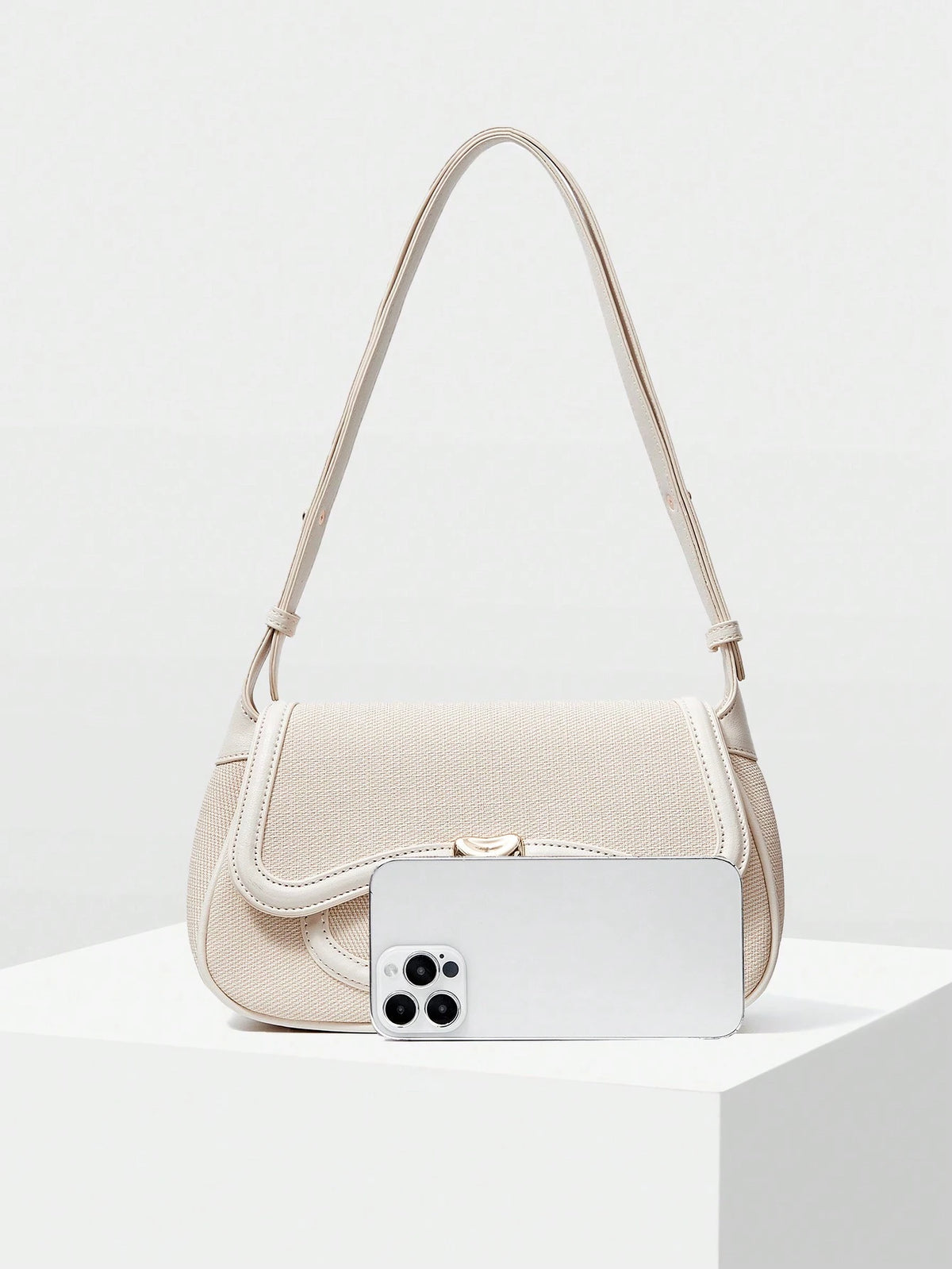 MOTF PREMIUM WOMEN FLAP SHOULDER BAG, COMMUTE, PU LEATHER