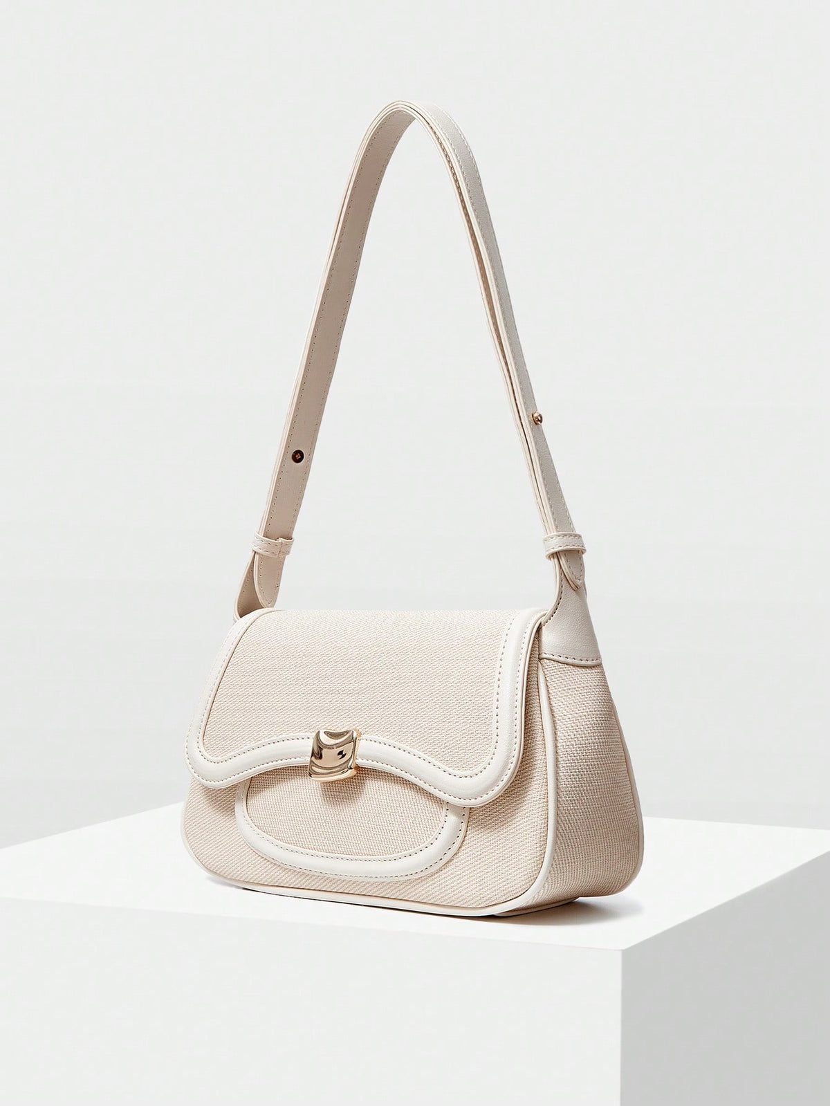 MOTF PREMIUM WOMEN FLAP SHOULDER BAG, COMMUTE, PU LEATHER