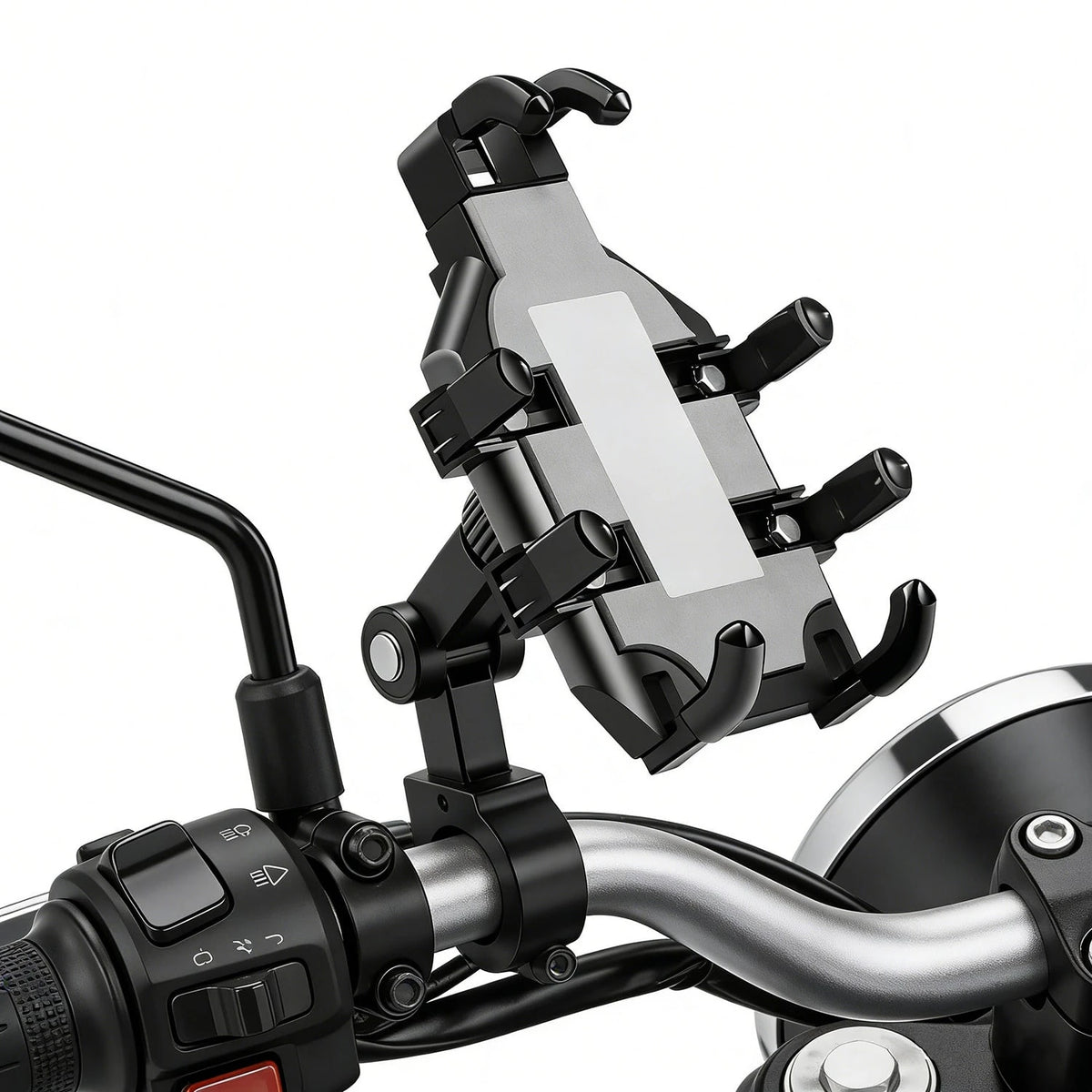 Motorcycle Navigation Bracket Motorcycle Bicycle Electric Vehicle Riding Mobile Phone Holder Anti Shock And Drop Phone GPS Holder