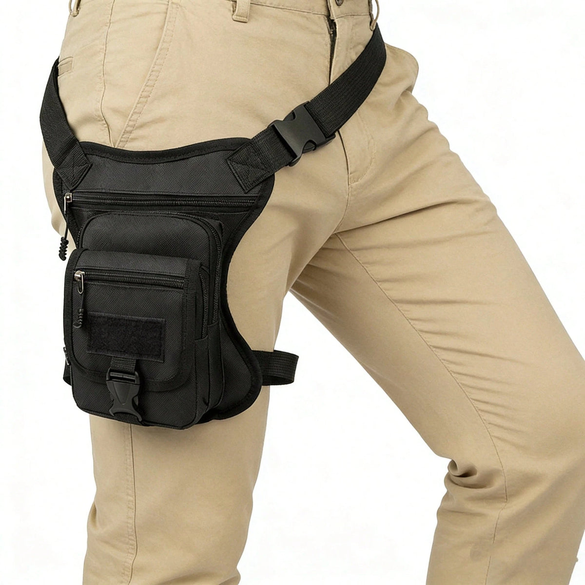Motorcycle Riding Leg Bag, Construction Work Tactical Multi-Function Waist Bag, Men's Large Capacity Casual Sports Camouflage Backpack, Outdoor Waist Bag, Sports Waist Bag, Men's Outdoor Waist Bag, La