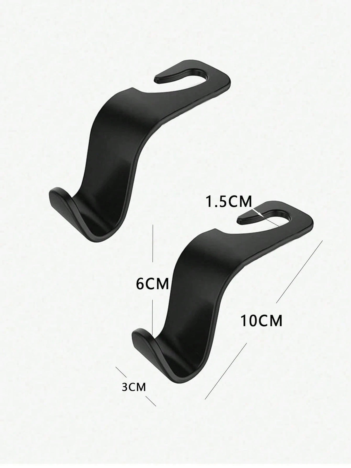 Multi-Pack Car Seat Back Hooks, Universal Car Interior Storage Hooks, Ideal For Hanging Shopping Bags, Handbags And Other Items On Front And Rear Seats