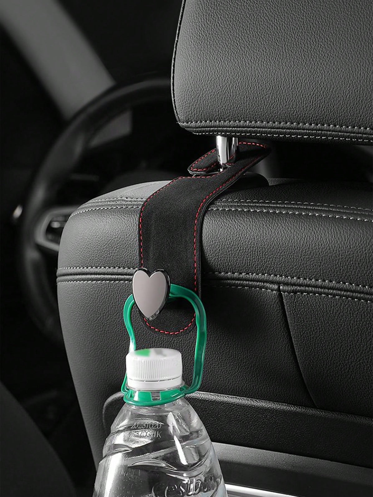 Multifunctional Heart-Shaped Metal Car Headrest Hook (1/2pcs)| Universal Back Seat Hanging Rack| Car Interior Storage Accessory| Can Hang Handbags, Shopping Bags, Umbrellas| Women's & Men's Car Se