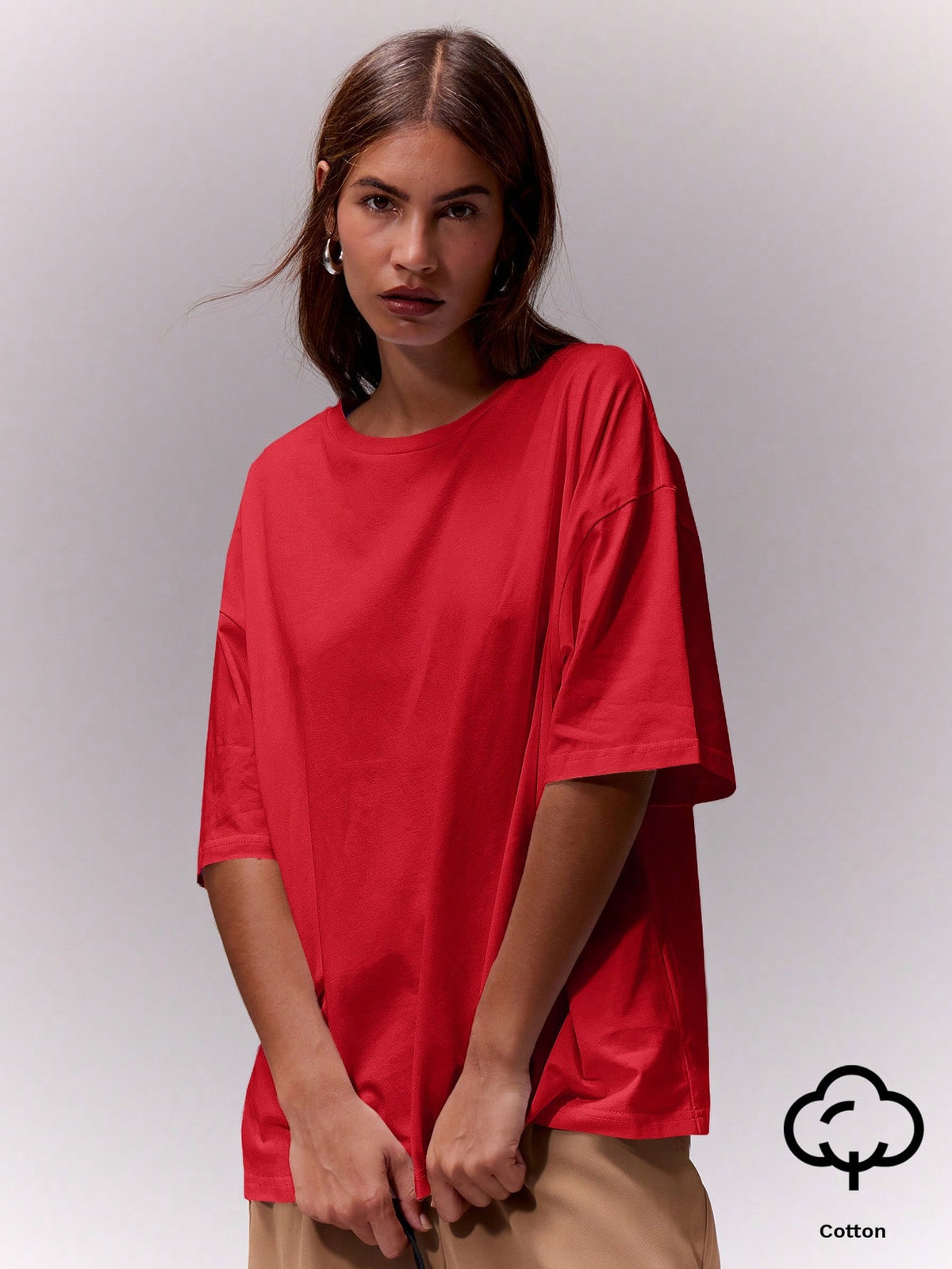 MUSERA Soft Oversized Crew Neck T-Shirt Oversized Tee Airport Holiday Festival Back To School,Elegant Valentines Day Spring Summer Casual