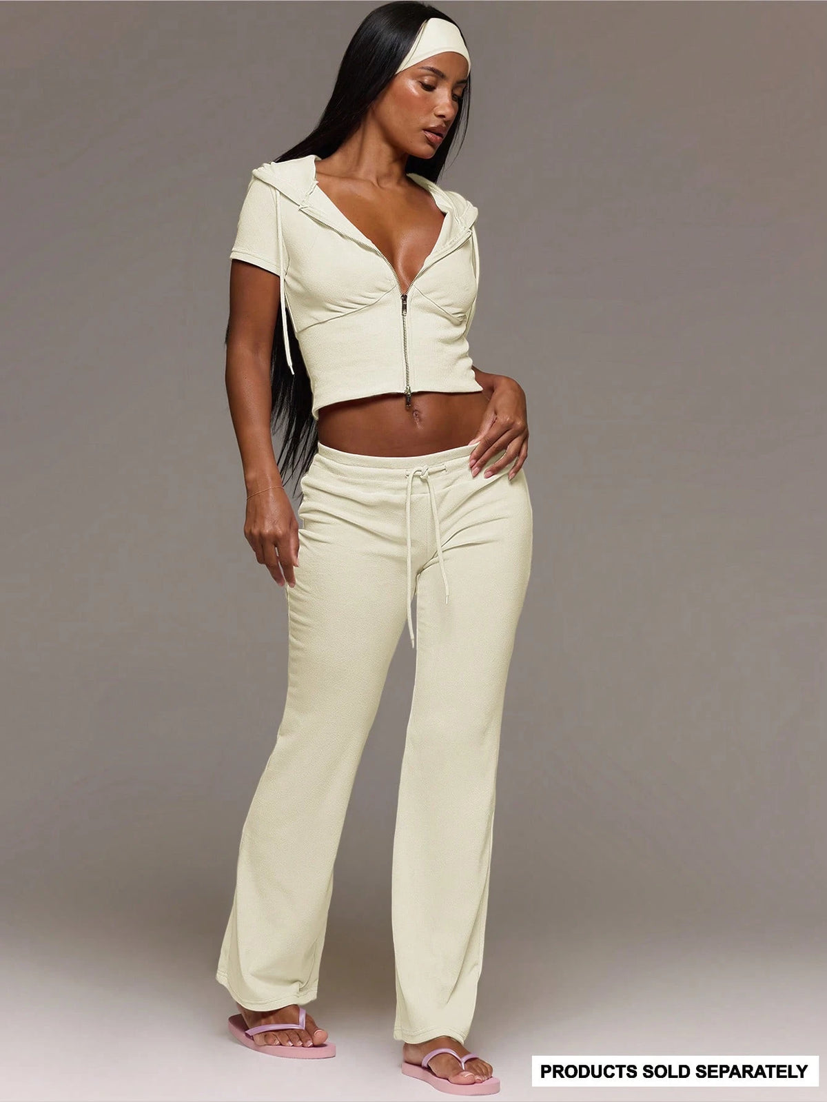 MUSERA Velour Elasticated Low Drawstring Waist Straight Leg Trouser Coord Bottoms Only Cute Everyday Daily Lounge Airport Holidays Vacation Summer Altitude