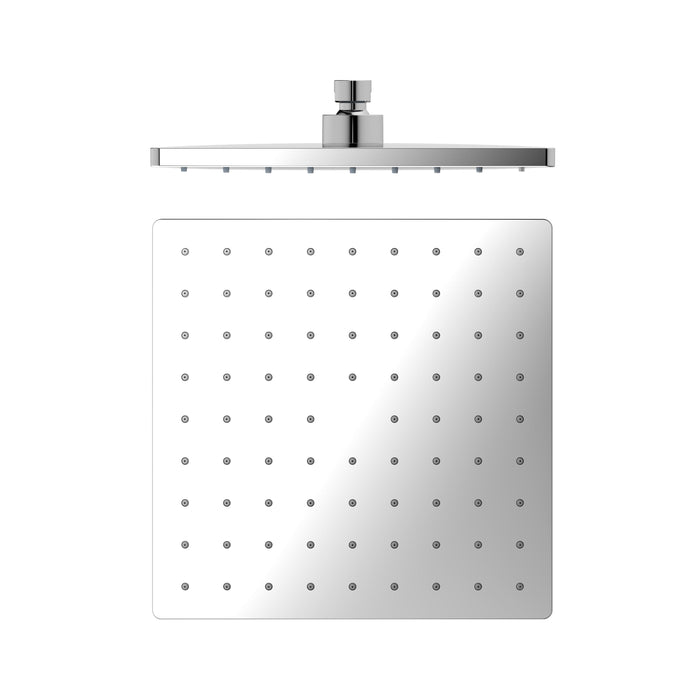 Nero ABS 250mm Square Shower Head Chrome showers Nero