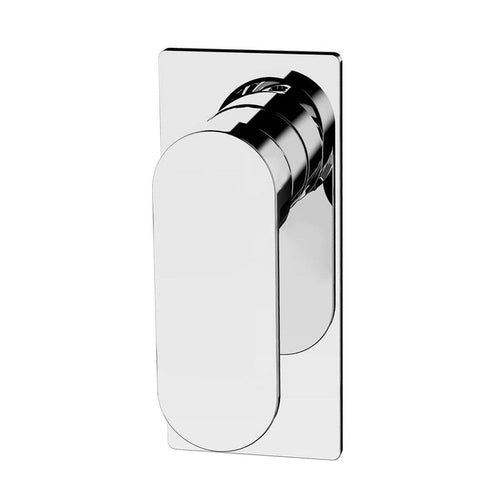Nero Ecco Shower Mixer Chrome Tapware Nero