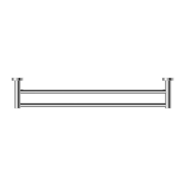 Nero MECCA Double Towel Rail 600MM Chrome 1924D-CH Accessories Nero