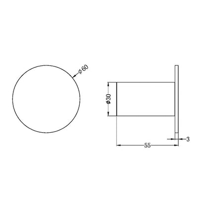 Nero MECCA ROBE HOOK II CH NR1982ACH Accessories Nero