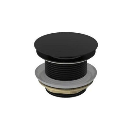 MICA Pop Up Bath Waste Matte Black Baths Arova