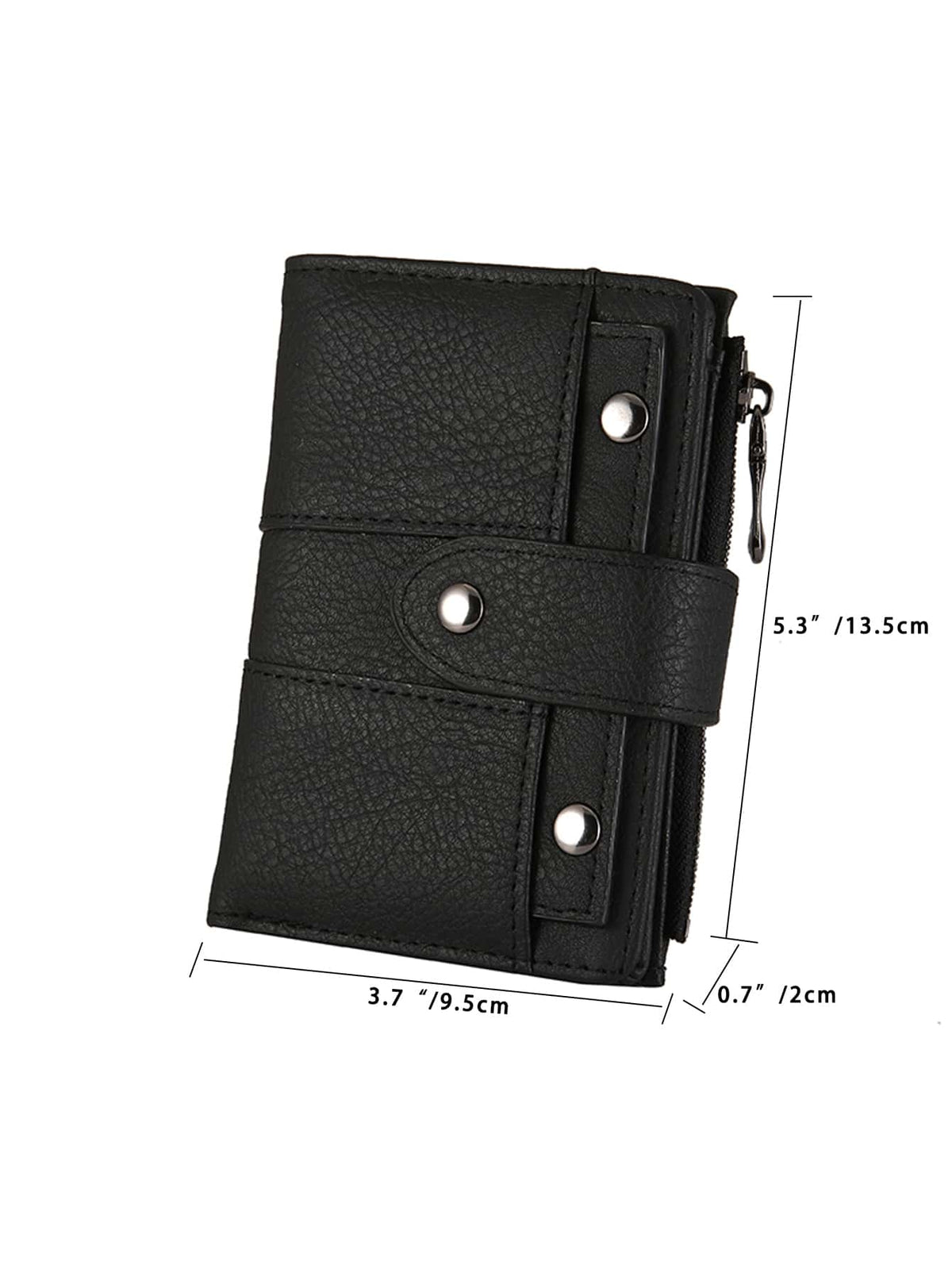 New Retro Frosted Mini Women's Student Wallet With Three-Fold And Stud Buckle Card Holder Gift Bag Present Hot Pink School Supplies Teacher Gifts Back To School For Women Wallet Purse Wallet Small Wal