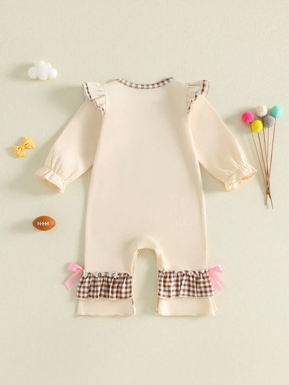 Newborn Baby Girls One-Pieces Long Sleeve Jumpsuit 3M 6M 9M 12M 18M Infant Romper Fall Casual Clothing