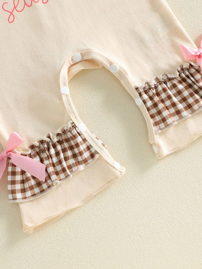 Newborn Baby Girls One-Pieces Long Sleeve Jumpsuit 3M 6M 9M 12M 18M Infant Romper Fall Casual Clothing