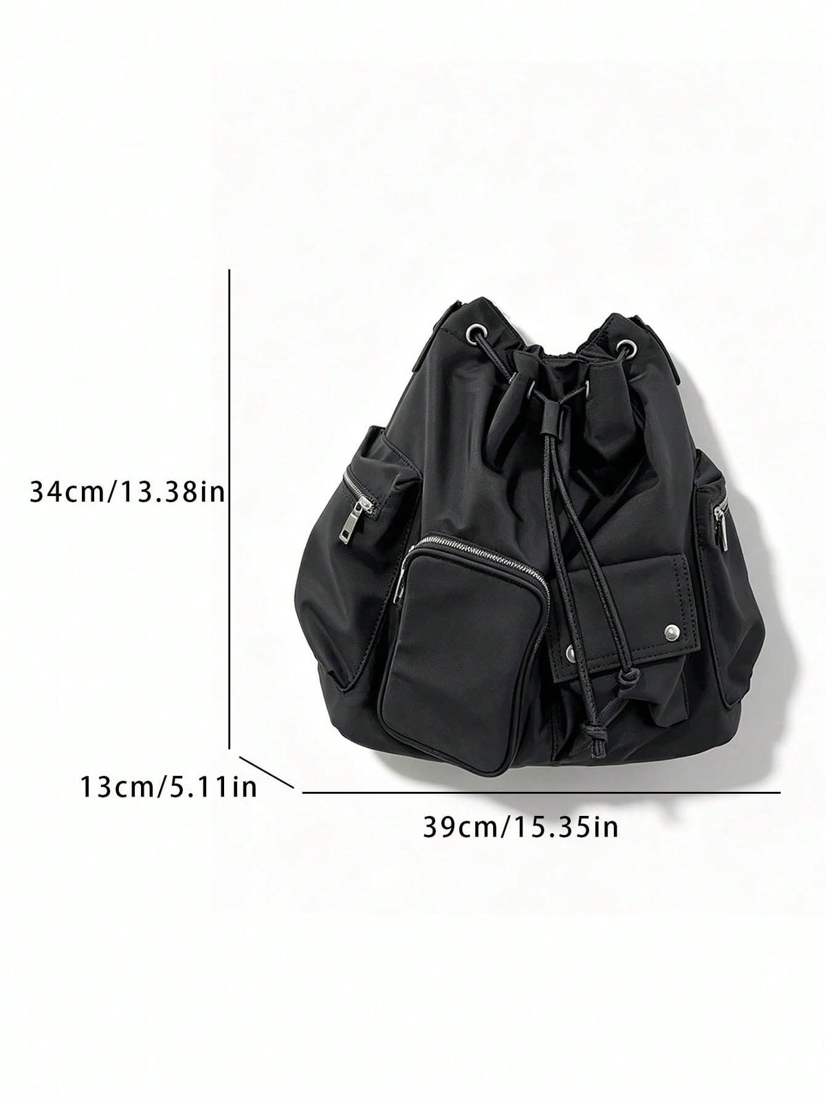 Nicekee Casual Versatile Large Capacity Shoulder Bag, Multi Pocket Design, Simple And Stylish Solid Color Multifunctional Personalized Crossbody Bag