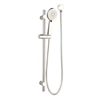 NIKO ABS Shower Rail With 3 Function Shower Head And Elbow included in Brushed Nickel Showers ECT