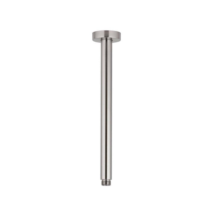 NIKO Ceiling Dropper in Brushed Nickel 400mm Showers ECT