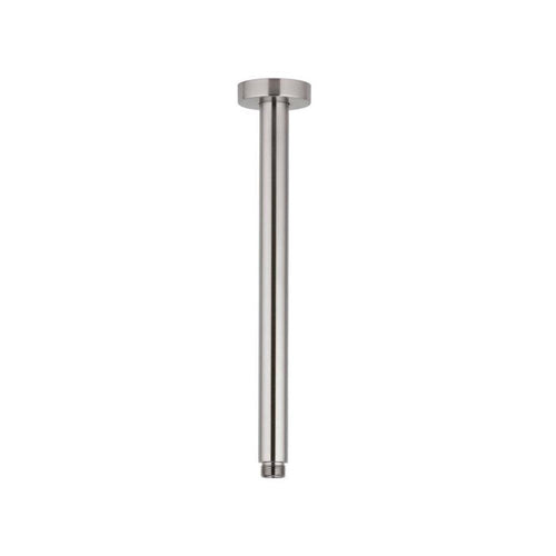 NIKO Ceiling Dropper in Brushed Nickel 400mm Showers ECT