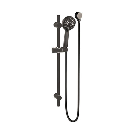 NIXON ABS Shower Rail With 3 Function Shower Head And Elbow included in Gun Metal Showers ECT