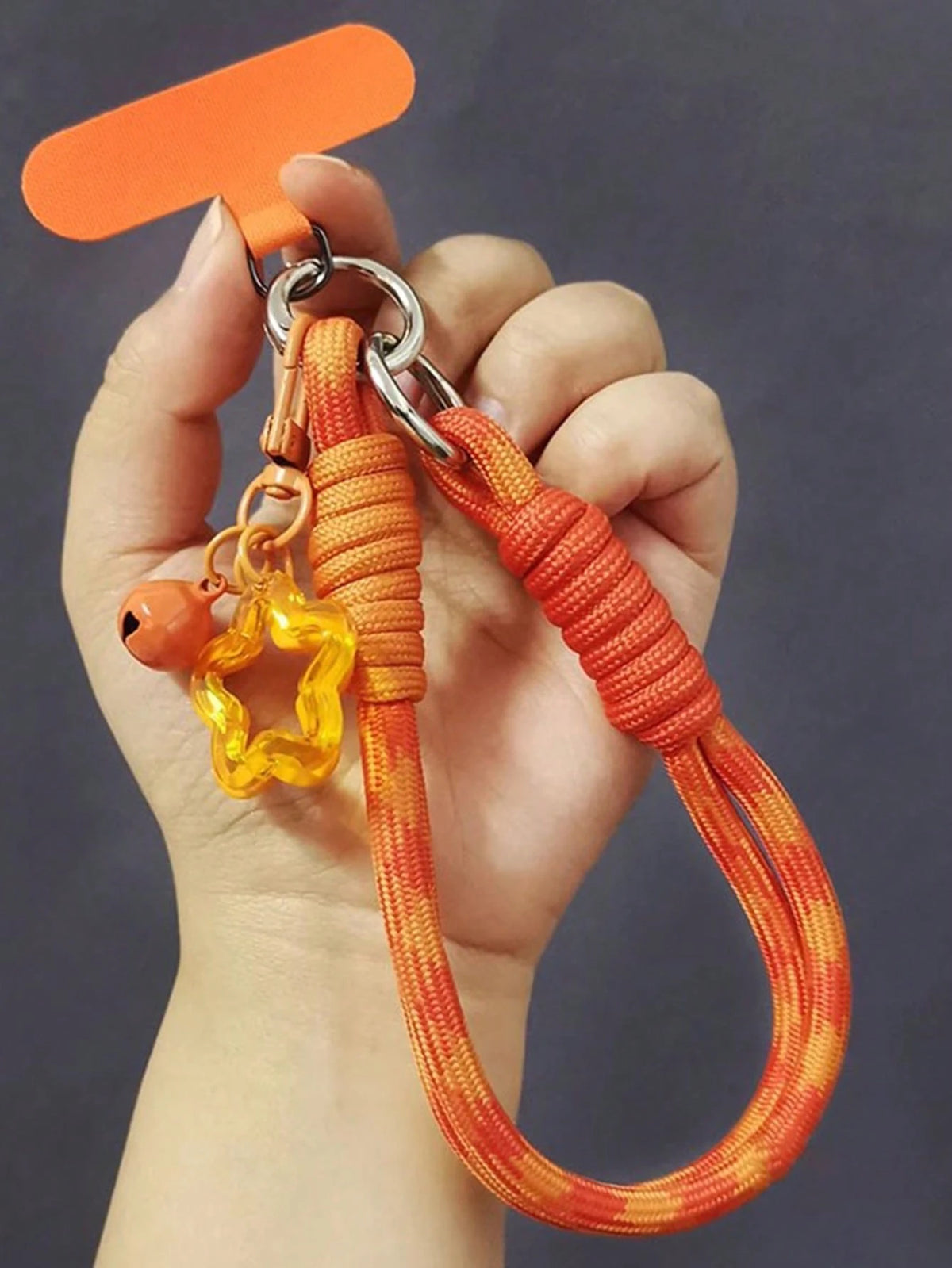 Nylon Wrist Strap, Suitable For Phone Cases, Universal Clip-On Lanyard, Woven Cord Wrist Strap With Charms, Suitable For Women, Shopping Anti-Drop Pendant Accessory Gifts For Mother, Family, Friends