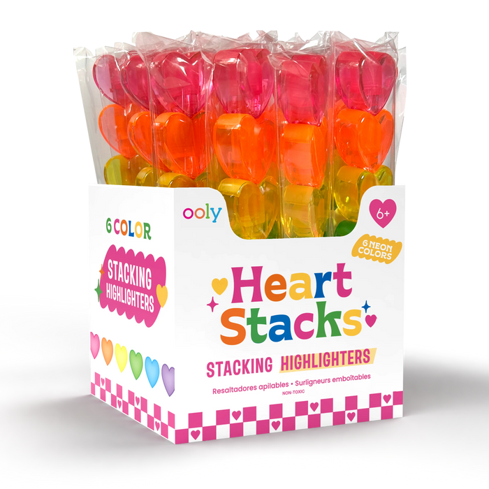 OOLY - Heart Stacks: Stacking Highlighters
