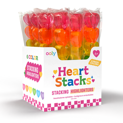 OOLY - Heart Stacks: Stacking Highlighters