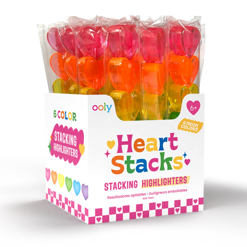 OOLY - Heart Stacks: Stacking Highlighters